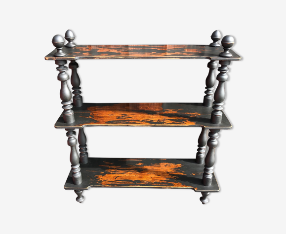 Étagère en bois, 3 plateaux