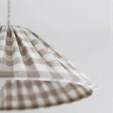 Malala "beige" large tile conical pendant light