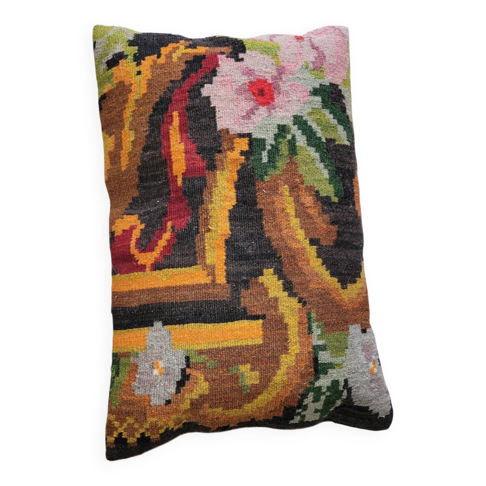 Moldavian kilim cushion