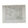 Audun-Le-Roman vintage map