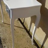 Small white and grey wooden dressing table