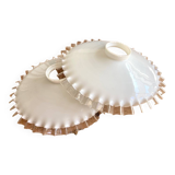 White opaline lampshade