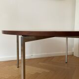 Florence Knoll round Coffee Table in Palisander 1960s
