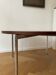 Table basse ronde en palissandre, Florence Knoll, années 1960