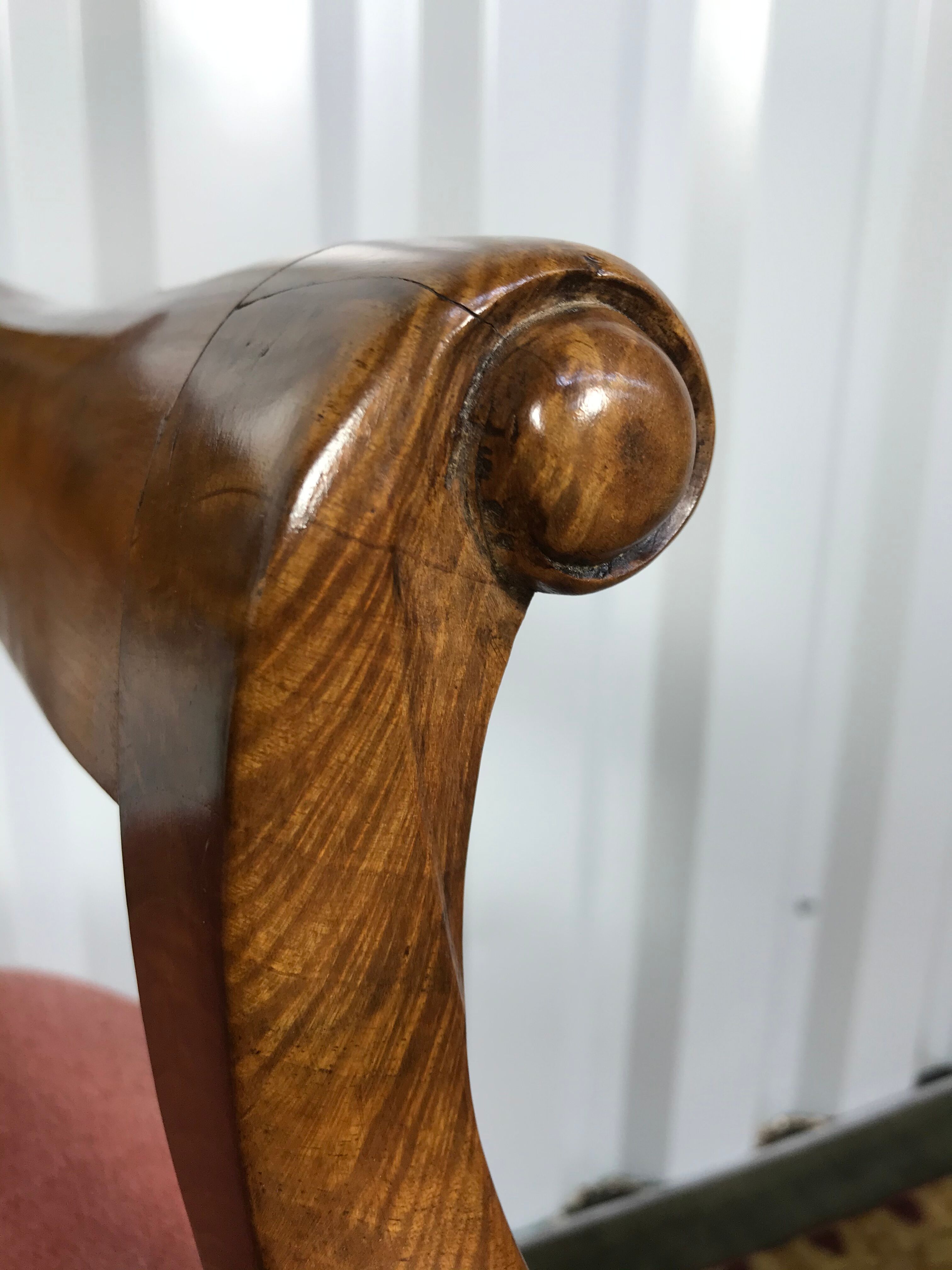 Restoration office armchair Louis Philippe