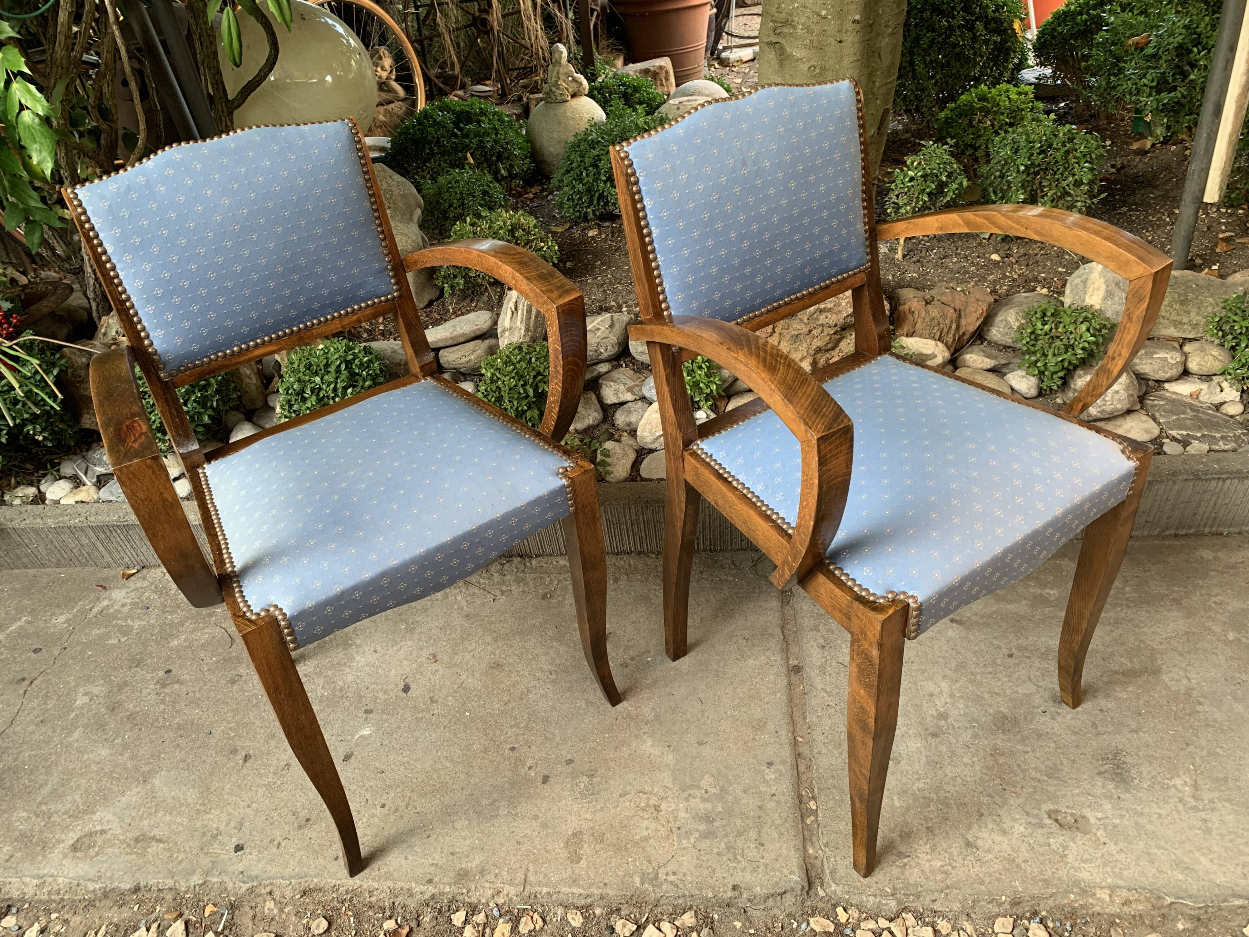 Art Deco bridge chairs