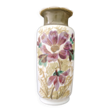 Painted opaline vase, 1900