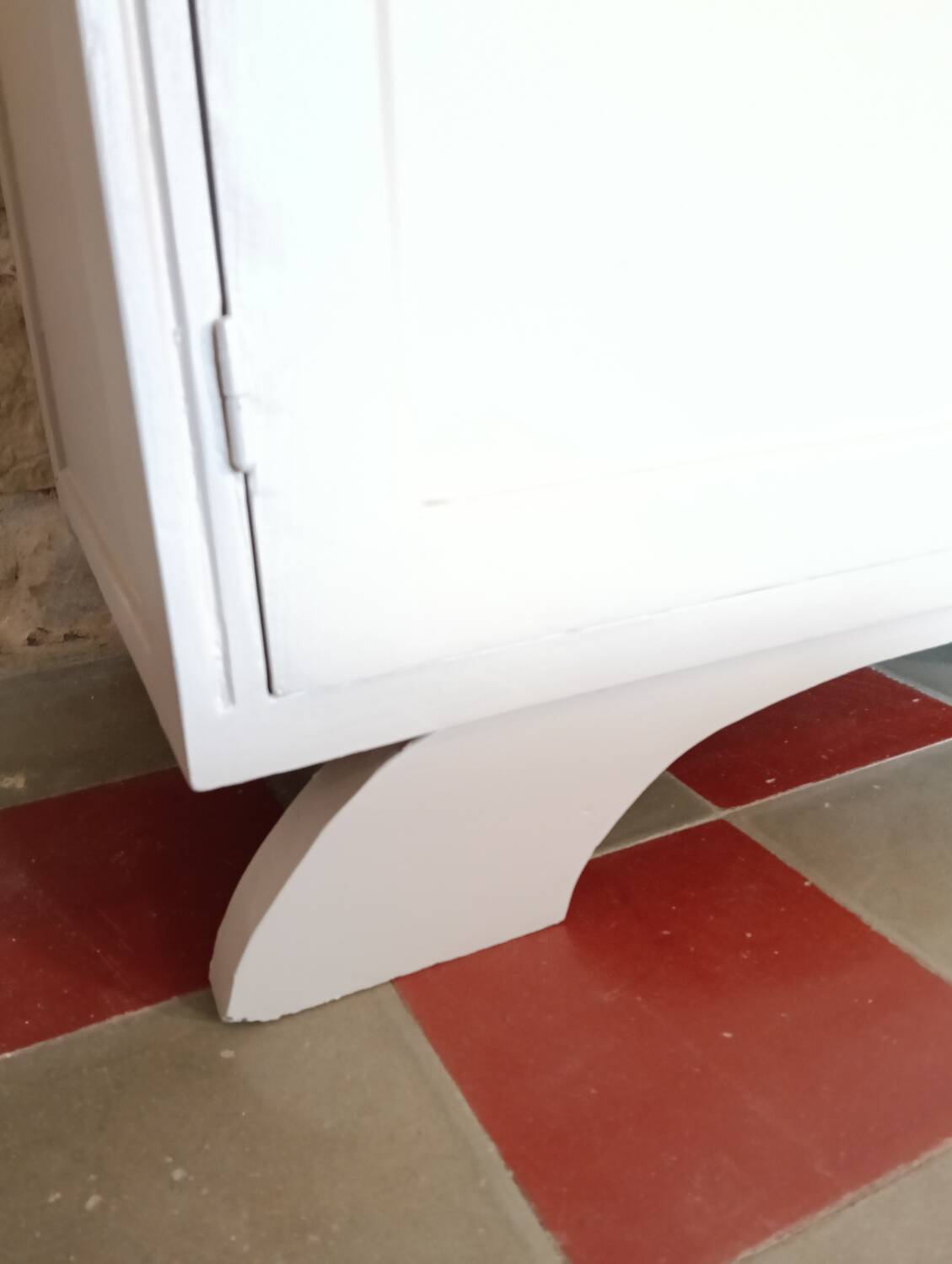 Vintage asymmetrical wardrobe