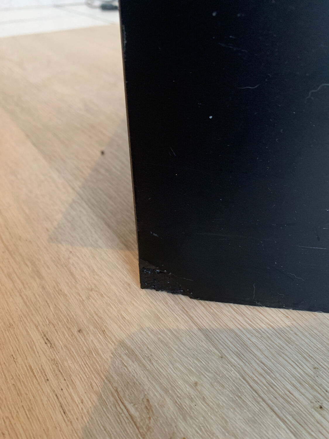 70s coffee table in brushed aluminum