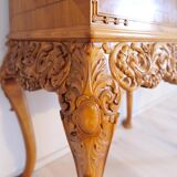 Mid-century modern artisan wardrobe in elm, Sweden, 1940s.