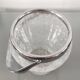 Vintage glass and stainless steel ice bucket - Demeyere (1960s)