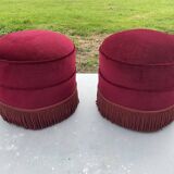 Pair of poufs