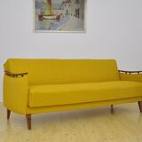 Daybed sofa with fold-out function, 1950s