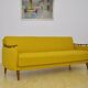Daybed sofa with fold-out function, 1950s