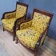 Fausse paire de bergere d epoque restauration