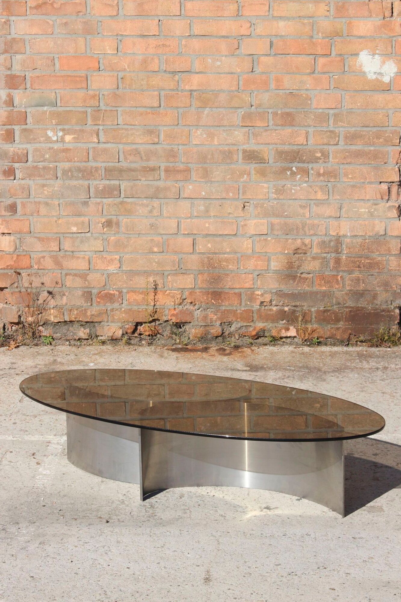 Steel coffee table , 1970s