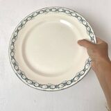 Set of ironstone dishes Salins France Régamier