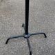 Vintage industrial coat rack in black steel
