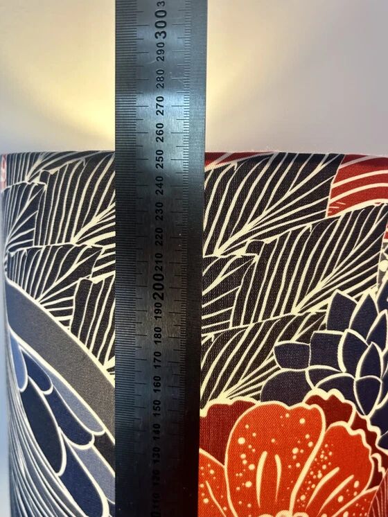 Ceramic vase lamp veb haldensleben – gdr | unique recycled piece