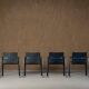 Vintage A 320 Armchair by Wulf Schneider & Ulrich Boehme for Thonet 1980’s in Eltham Palace Velvet (set of 4)