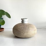 Lampe galet pierre naturelle vintage