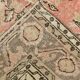Powder Pink Hand Woven Anatolian Vintage Carpet Rug, 182x295 Cm