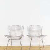420 Wire Chairs by Harry Bertoia for Knoll International, 1980s, Set of 2