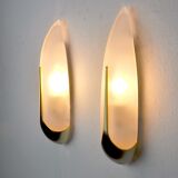 Pair of sconces "ears" idearte spain 1980