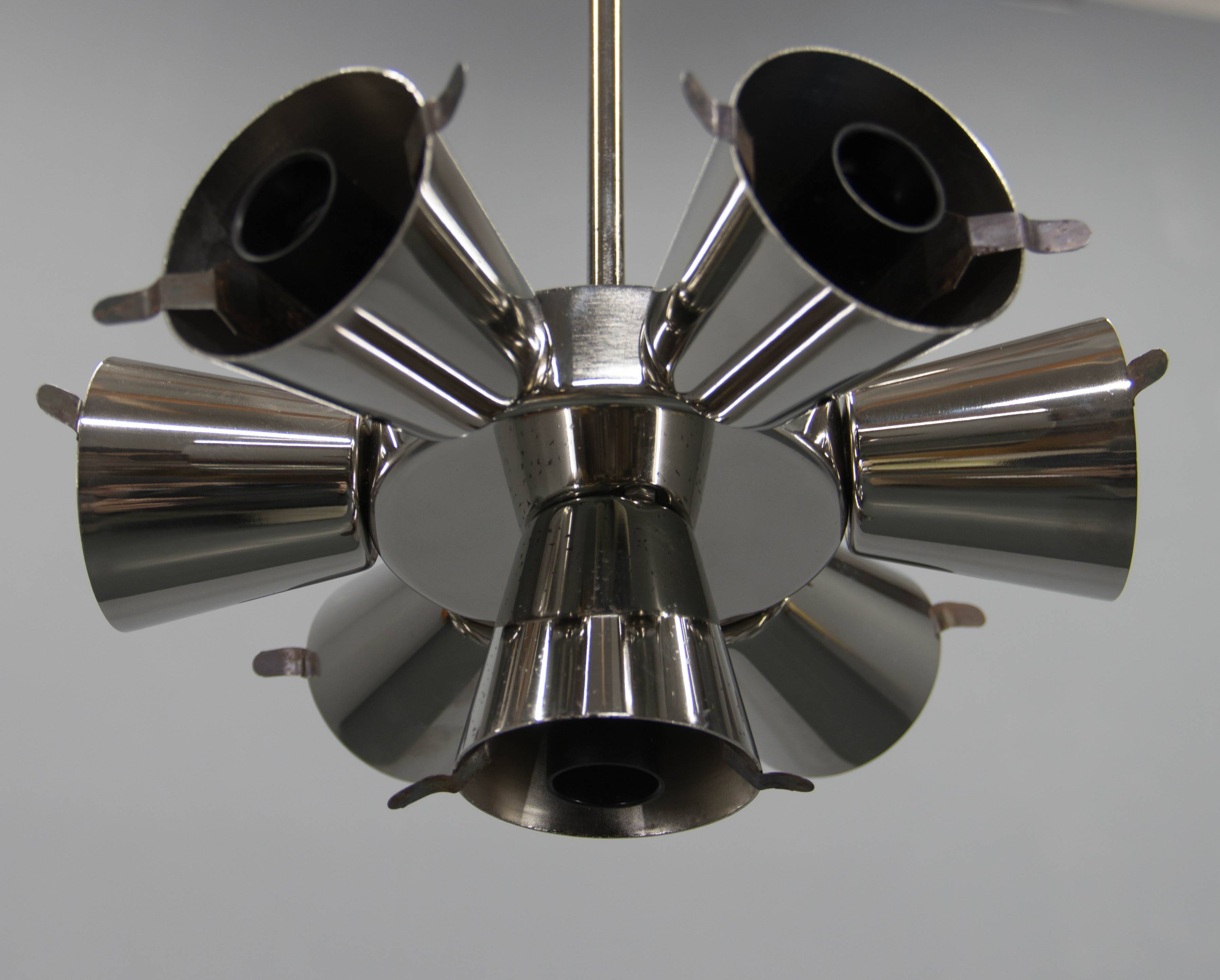 Space Age Chandelier Sputnik by Kamenicky Senov, 1970s