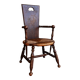 Antique folk art armchair