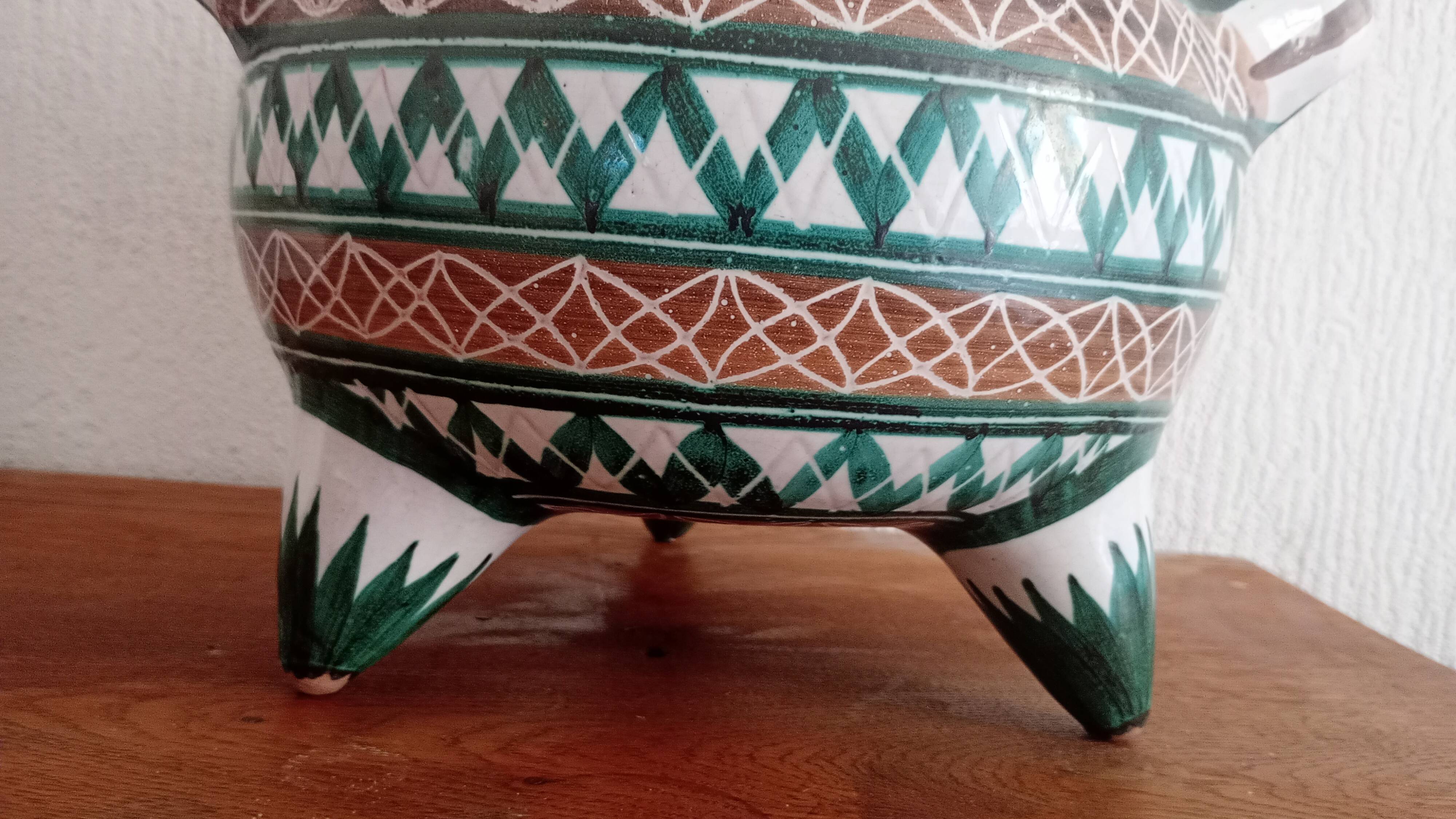 Large Robert Pucault soup tureen. 1950.