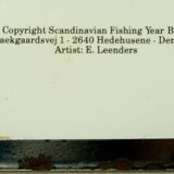 Scandinavian Fishing Year Book educational poster
