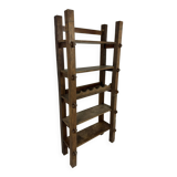 Brutalist aranjou wood rack