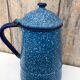 Enamelled pot