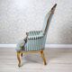 Fauteuil en noyer antique, années 1890
