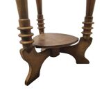 Art Deco Side Table With Glass Top, 1930s