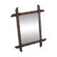 Mirror Faux Bamboo Solid Wood 1940s
