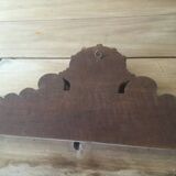 Old wooden pediment