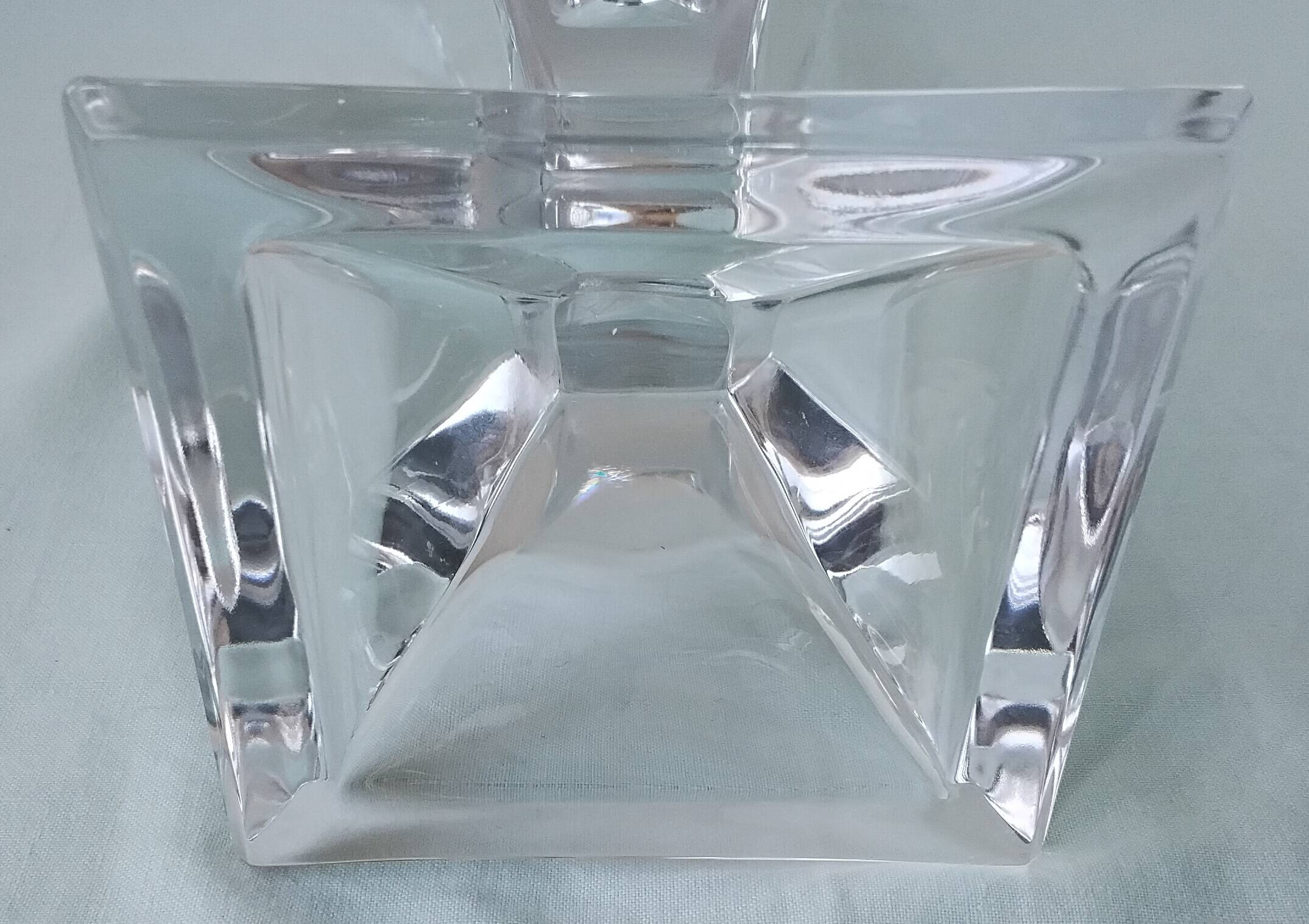 Designer crystal vase