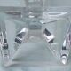 Designer crystal vase