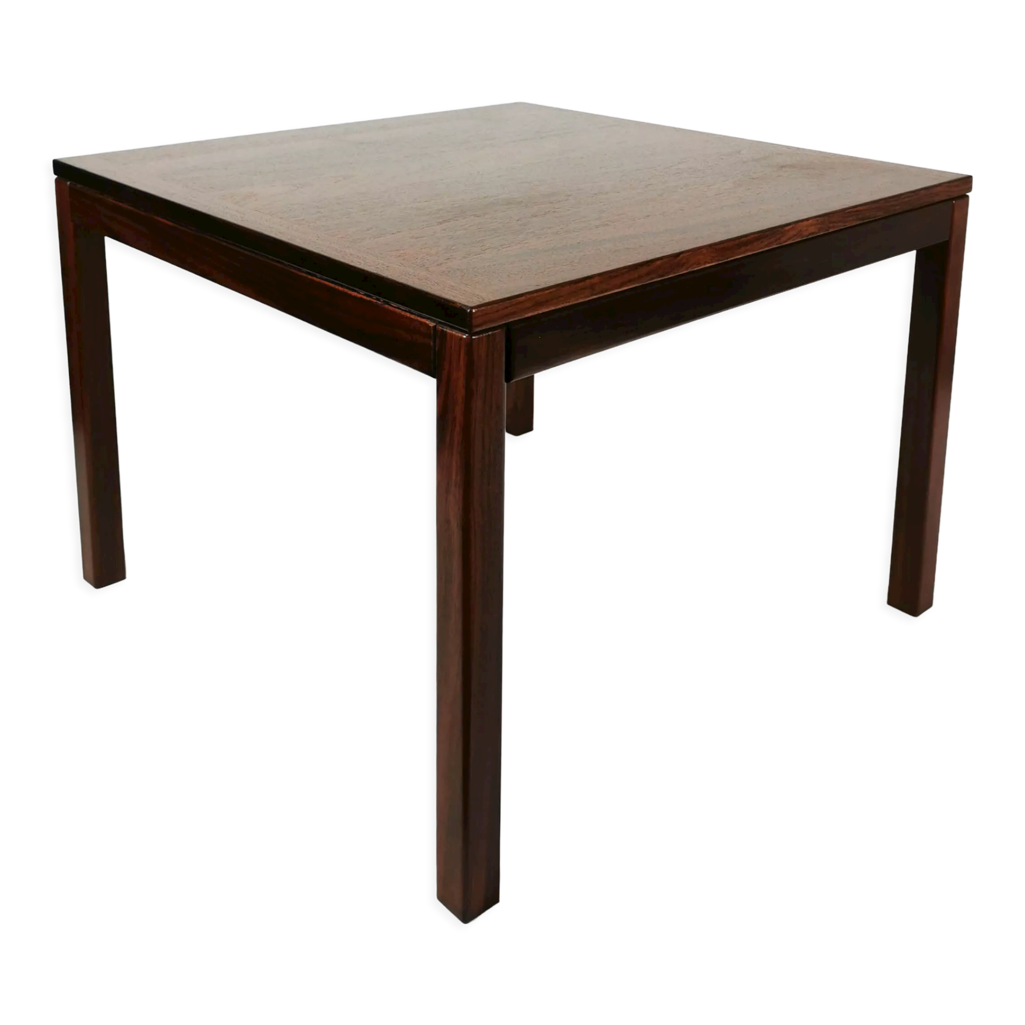 Mahogany Coffee Table, Vejle Stole, Denmark, 1970s