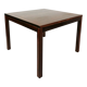Mahogany Coffee Table, Vejle Stole, Denmark, 1970s