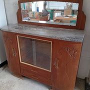 Art Deco Buffet with Marble and Mirror