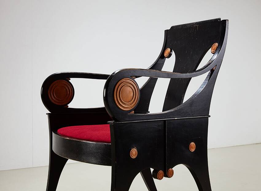 Fauteuil très rare de l'architecte Joze Plecnik 1932/1980