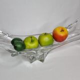 Vintage asymmetrical "Splash" crystal cup, 65 cm