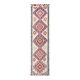 1970s Turkish Oushak Handmade Wool Cotton Beige Runner Rug 89x344