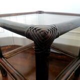 Rattan sofa end, 1960s