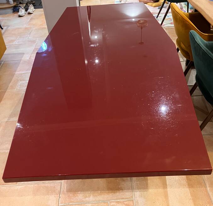 Vintage Bordeaux dining table Eric Maville