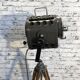 Projecteur de théâtre sur trépied vintage, années 1960