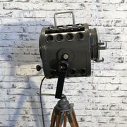 Vintage tripod theater spotlight, 1960s